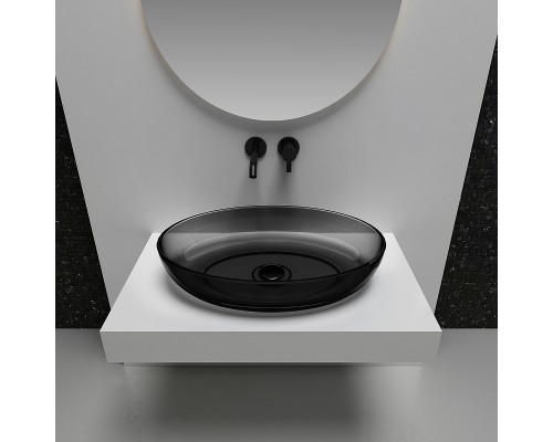 Раковина-чаша Abber Kristall 60 AT2801Onyx Черная
