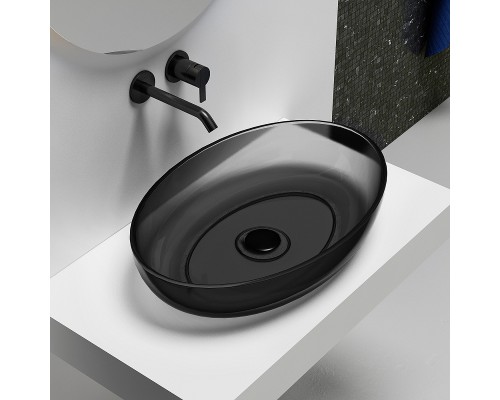 Раковина-чаша Abber Kristall 60 AT2801Onyx Черная