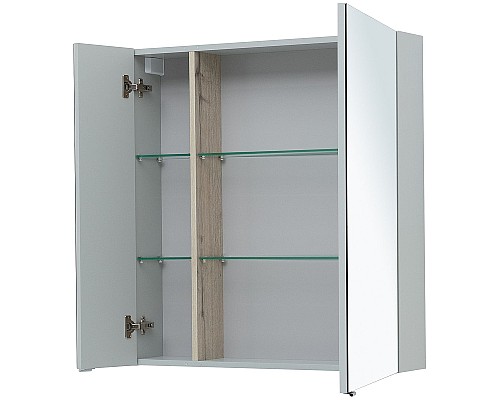 Зеркальный шкаф Aquanet Алвита New 80 277536 Серый матовый