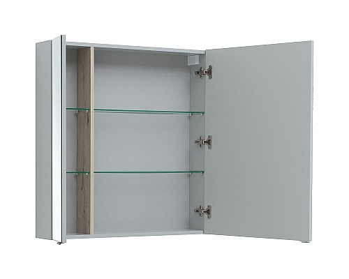 Зеркальный шкаф Aquanet Алвита New 80 277536 Серый матовый