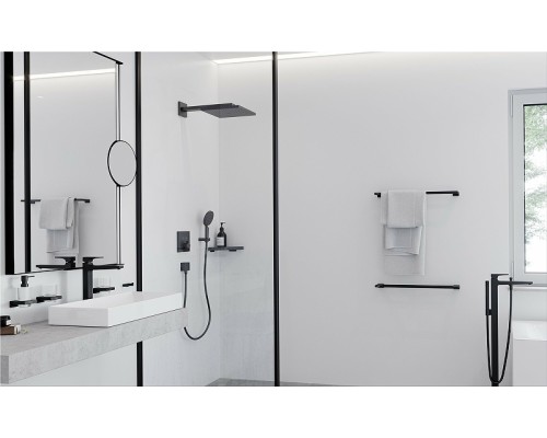 Полотенцедержатель Hansgrohe AddStoris 41747670 Черный матовый