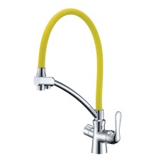 Смеситель Lemark Comfort LM3070C-Yellow для кухни с подключением к фильтру с пит. водой