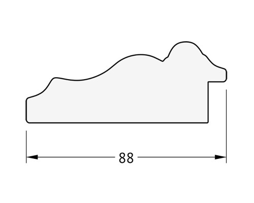 Зеркало Evoform Exclusive-G 106х106 BY 4448 с гравировкой в багетной раме - Римское серебро 88 мм