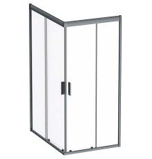 Душевой уголок AM.PM Gem 120х90 W90G-404-120290-BT Черный матовый