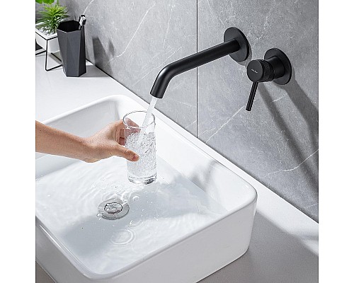 Смеситель для раковины Allen Brau Priority 5.31030-31 Черный матовый