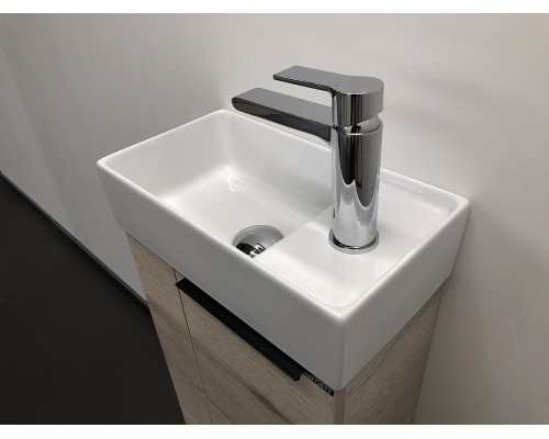 Тумба с раковиной Comforty Матэ 40 00-00000833 подвесная Дуб дымчатый