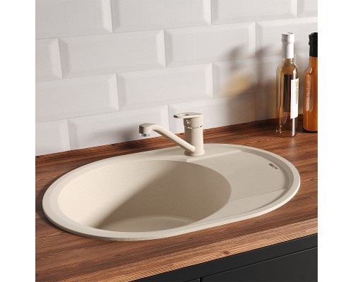 Кухонная мойка Lemark Lacha 620 9910050 Бежевая