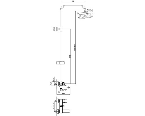Душевая система Orange Otto M22-811cr Хром