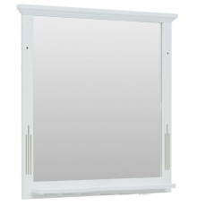 Зеркало Aquanet Тулуза 95 белый, золото