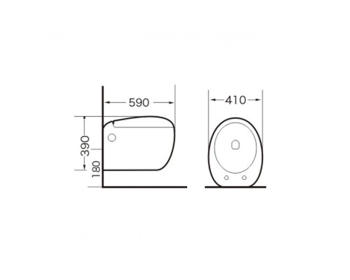 Унитаз Grossman GR-4442 подвесной с сиденьем Микролифт