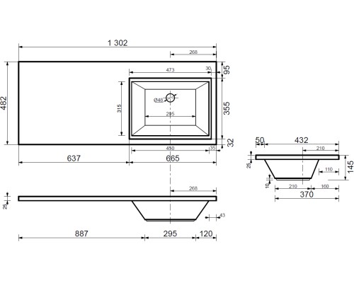 Тумба с раковиной Aquanet 00239218