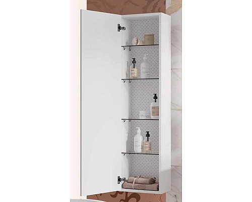 Шкаф пенал Clarberg Elegance 40 EL0504 подвесной Белый