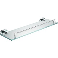 Стеклянная полка Belz B900 Хром