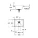 Кухонная мойка Grohe K700 53 Серый гранит
