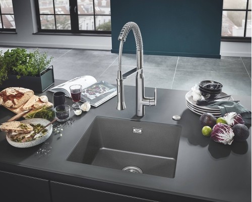 Кухонная мойка Grohe K700 53 Серый гранит