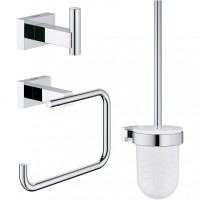 Набор аксессуаров для ванной Grohe Essentials Cube Хром