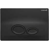 Клавиша смыва Creavit Drop GP2002.01 Черная матовая