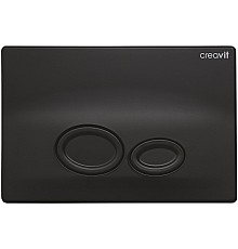 Клавиша смыва Creavit Drop GP2002.01 Черная матовая
