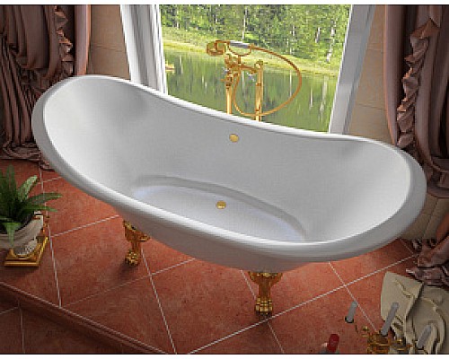 Ножки каменные к ванне Эстет СКАРЛЕТТ золото