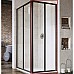 Душевая дверь Ravak Supernova SRV2-90 195 S 14V703O2Z1 профиль Черный стекло Transparent