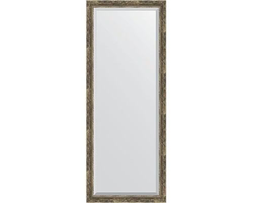 Зеркало Evoform Exclusive Floor 198х78 BY 6105 с фацетом в багетной раме - Старое дерево с плетением 70 мм