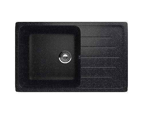 Кухонная мойка Ulgran Classic U-400-308 Черная