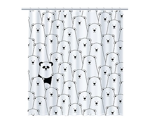 Шторка для ванной FIXSEN PANDA FX-2501