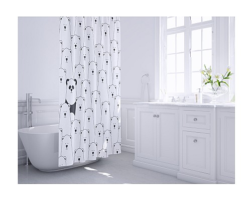 Шторка для ванной FIXSEN PANDA FX-2501