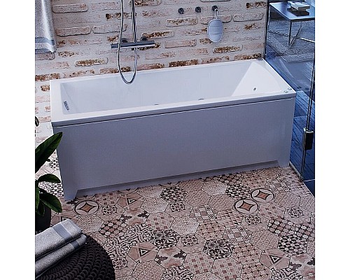 Акриловая ванна Aquatek Либра New 150x70 LIB150N-0000008 без панелейсо слив-переливом