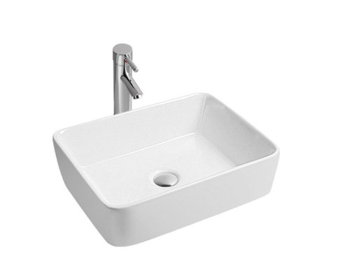 Раковина SinteSi LVB-APP-408 накладная белая 410х310х130, без отверстия под смеситель