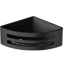 Полка корзина Langberger Black Edition угловая Черная матовая