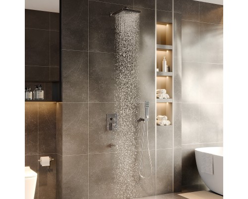 Душевая система Berges Nardis 3S 071005 Хром сильвер