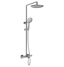 Душевая система Vincea Desire VSFS-1D1TCH с термостатом Хром