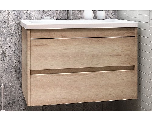 Тумба под раковину Art&Max Family-900-2C-SO-PB подвесная Сканди