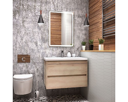 Тумба под раковину Art&Max Family-900-2C-SO-PB подвесная Сканди