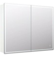 Зеркальный шкаф Vigo Geometry 80 с подсветкой Белый