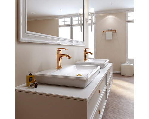 Смеситель для раковины AltroBagno Beatrice 0114 Or