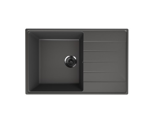 Кухонная мойка Ulgran Quartz Prima 780-09 мокрый асфальт