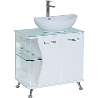 Тумба под раковину Bellezza Рио 70 R 4633611241010 Белая