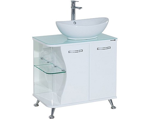 Тумба под раковину Bellezza Рио 70 R 4633611241010 Белая