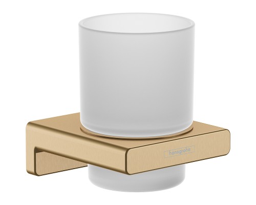 Стакан для зубных щеток Hansgrohe AddStoris 41749140 Шлифованная бронза