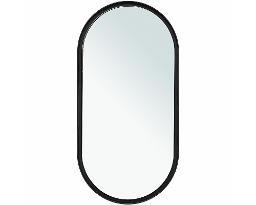 Зеркало Allen Brau Infinity 50 1.21016.BL с подсветкой Черное с сенсорным выключателем