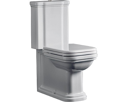 Крышка-сиденье Kerasan Waldorf 418801 белая, с микролифтом