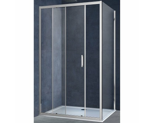 Душевой уголок Vincea Alpha 150x90 VSR-3AL9015CL профиль Хром стекло прозрачное