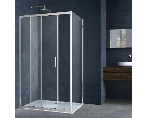 Душевой уголок Vincea Alpha 150x90 VSR-3AL9015CL профиль Хром стекло прозрачное