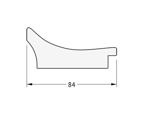 Зеркало Evoform Exclusive 176х116 BY 1319 с фацетом в багетной раме - Фреска 84 мм