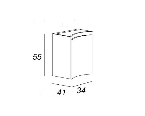 Шкафчик подвесной Cezares 54906 Шкафчик подвесной Cezares 54906