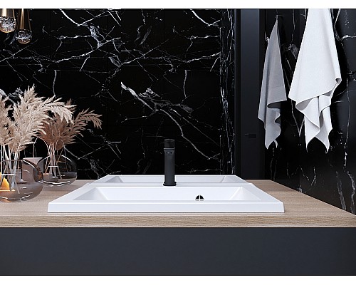 Раковина Paola Roma 58 Белая глянцевая