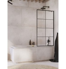 Шторка на ванну Radaway Idea Black PNJ II 70 Factory 10001070-54-55