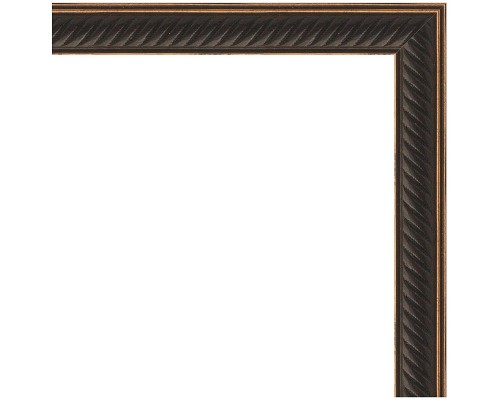 Зеркало Evoform Definite 138х48 BY 0710 в багетной раме - Витой махагон 28 мм